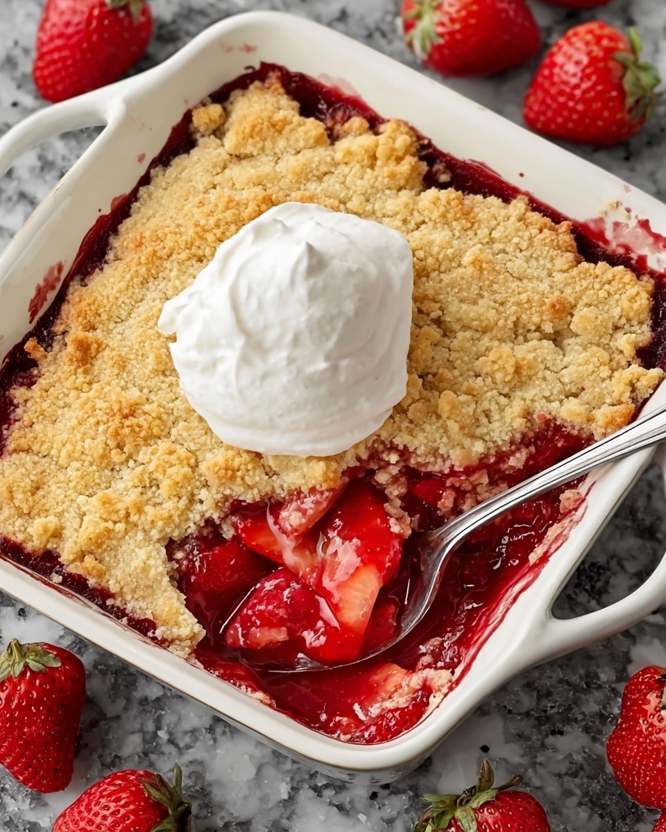 Strawberry Cheesecake Dump Cake Recipe - Recipe Image
