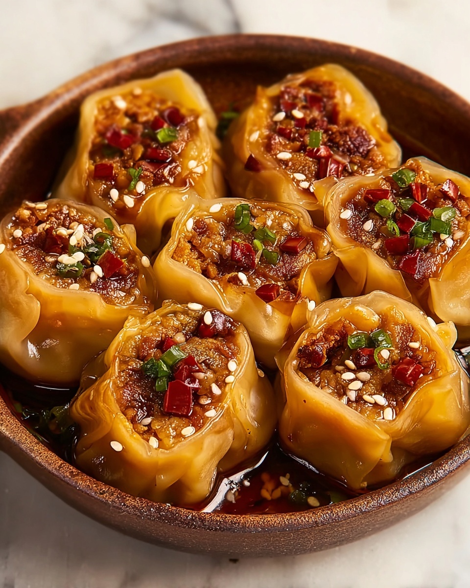 Spicy Beef Dumpling Rolls Recipe - Recipe Image