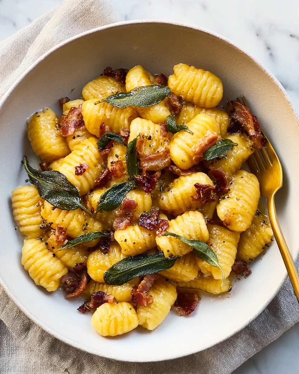 Gnocchi with Creamy Pumpkin Sauce Recipe - Recipe Image