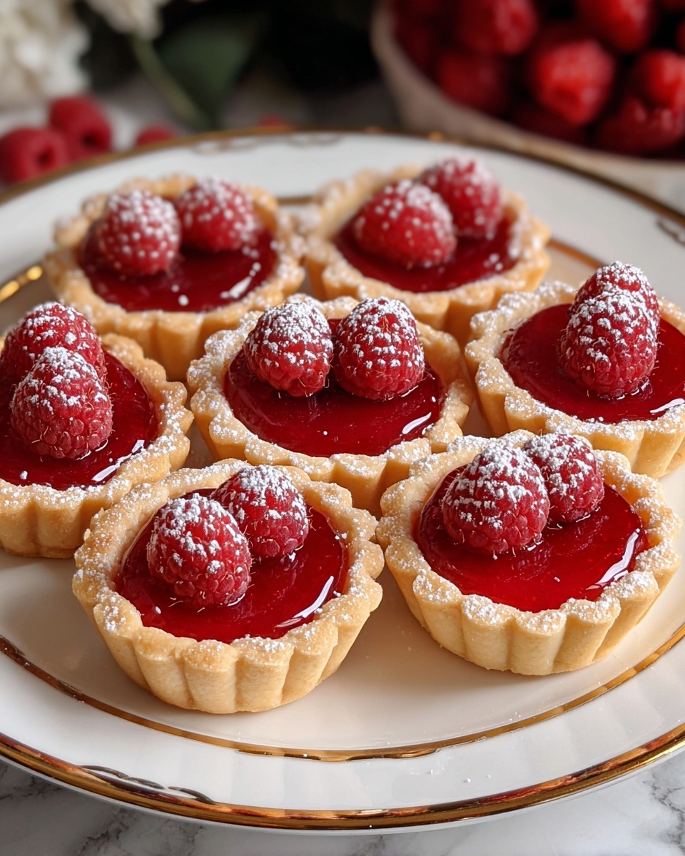Mini Raspberry Almond Tarts Recipe - Recipe Image