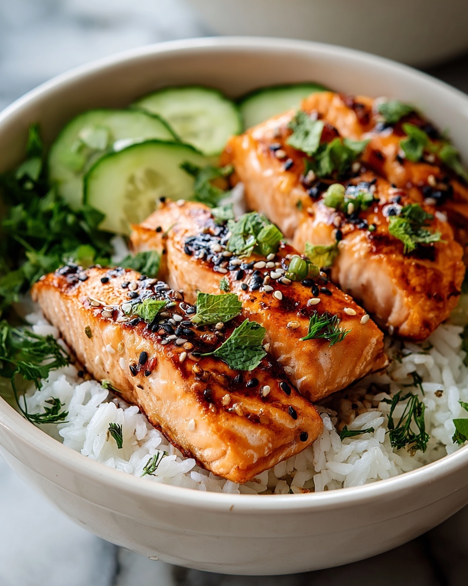 Sweet Chili Salmon Bowl Recipe - Recipe Image