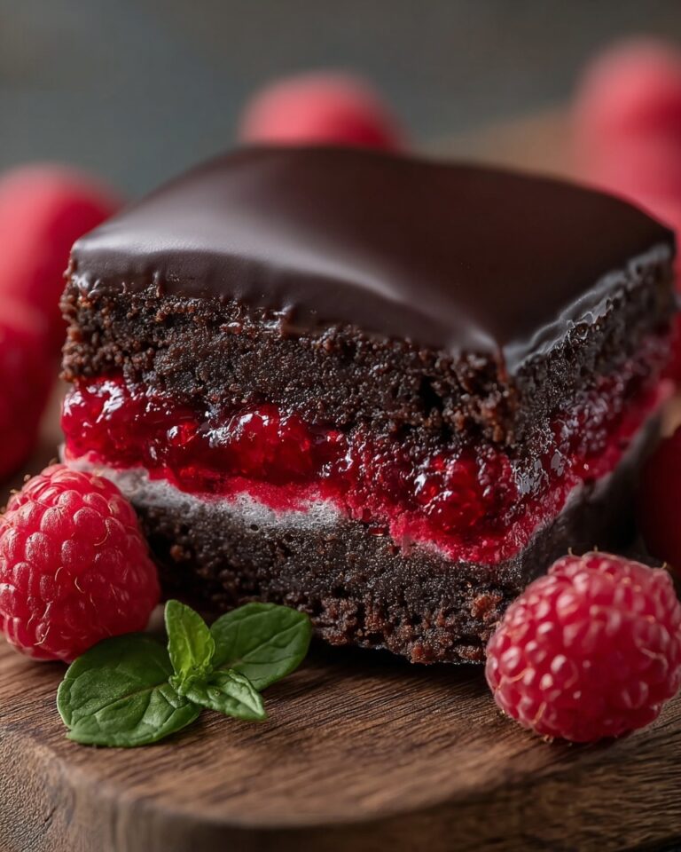Raspberry Chocolate Poke Cake Recipe
