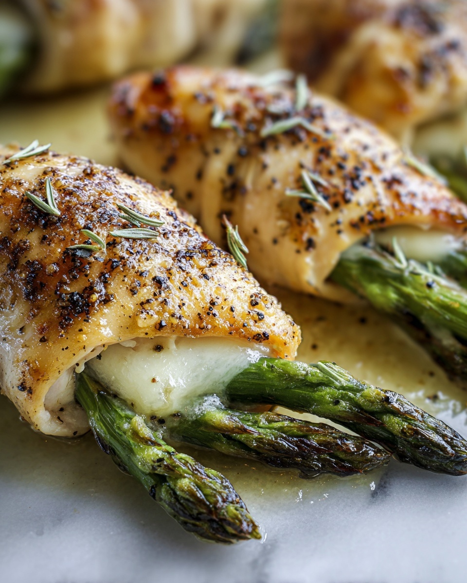 Asparagus Stuffed Chicken Breast Recipe - Recipe Image