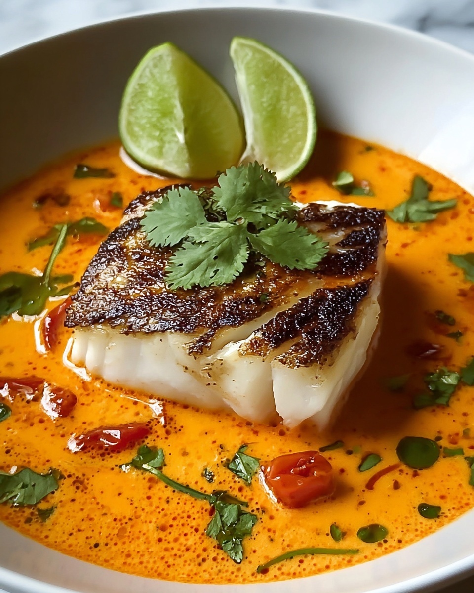 Thai-Style Coconut Lime Fish Soup Recipe - Recipe Image