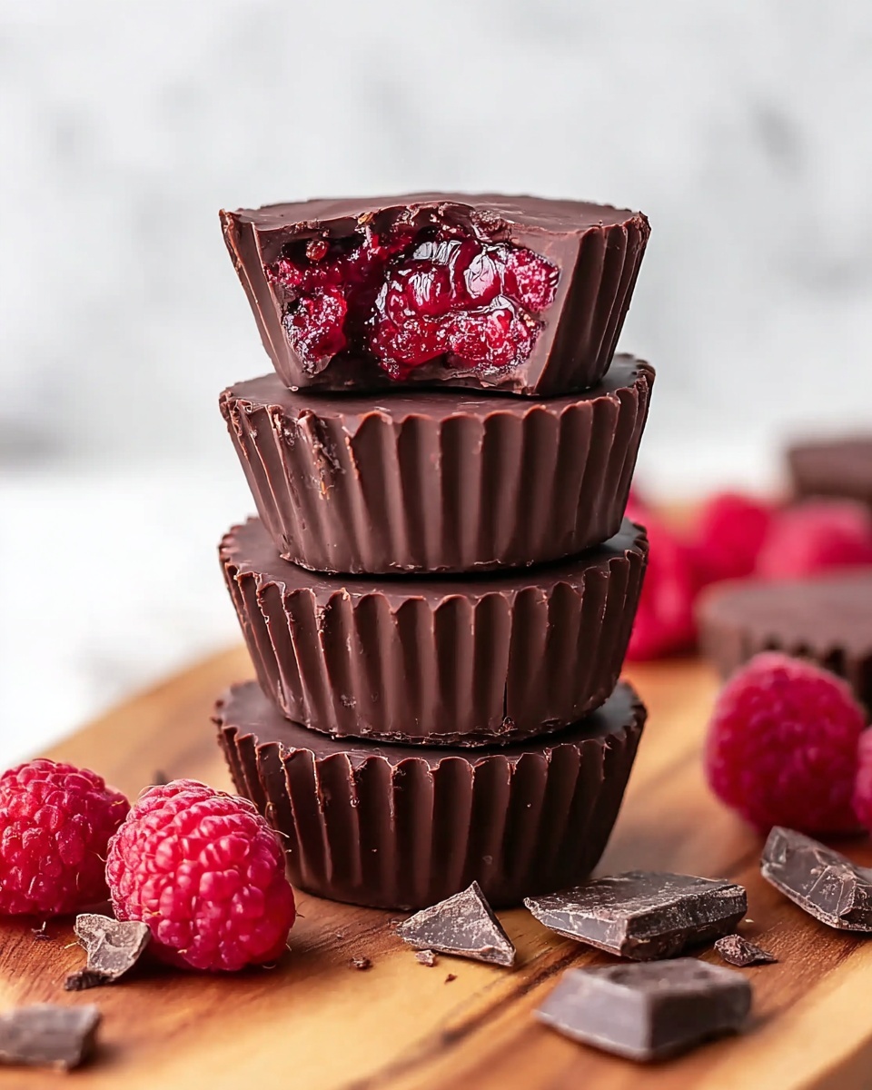 Chocolate Raspberry Cups Recipe - Recipe Image
