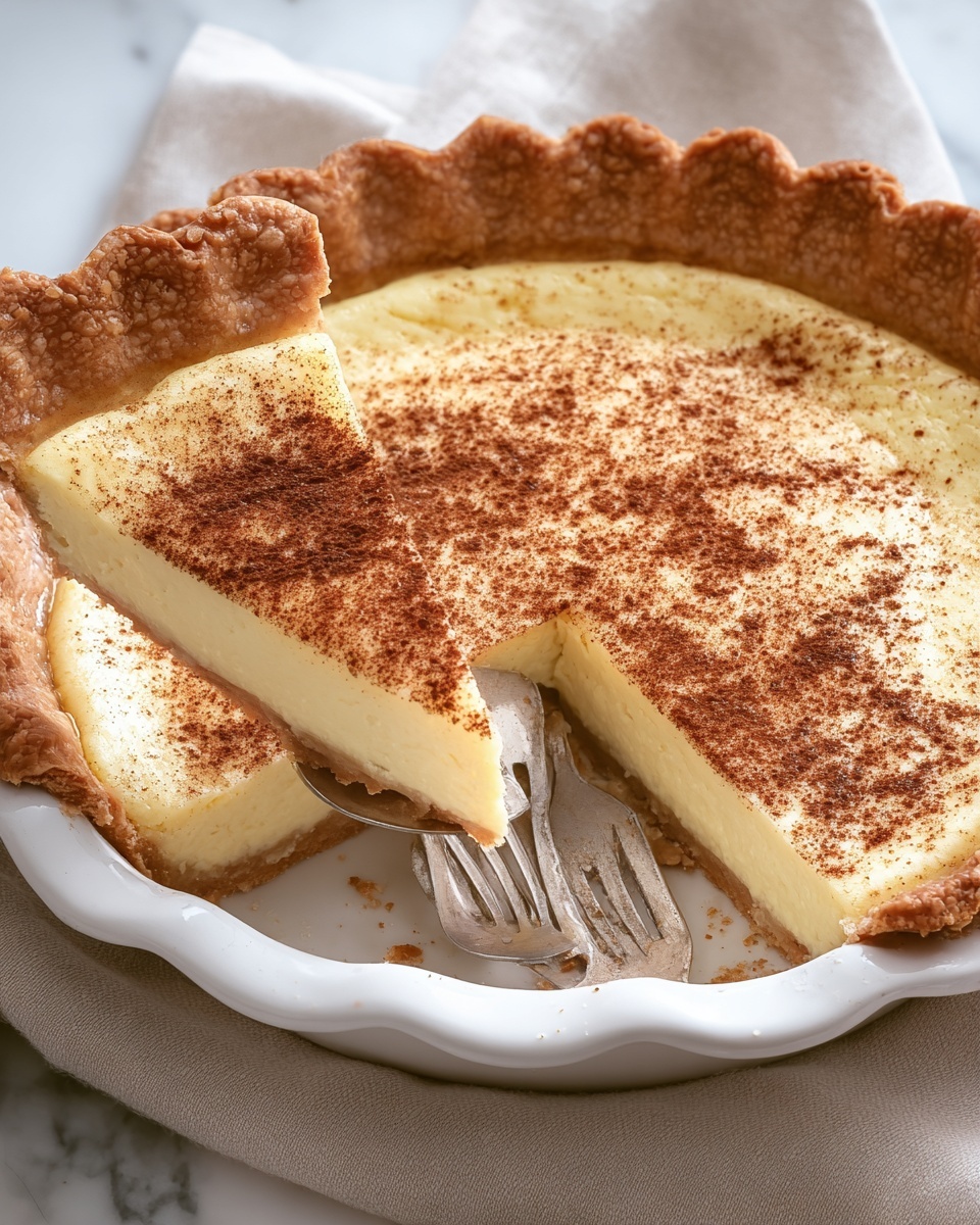 Classic Vanilla Custard Pie Recipe - Recipe Image