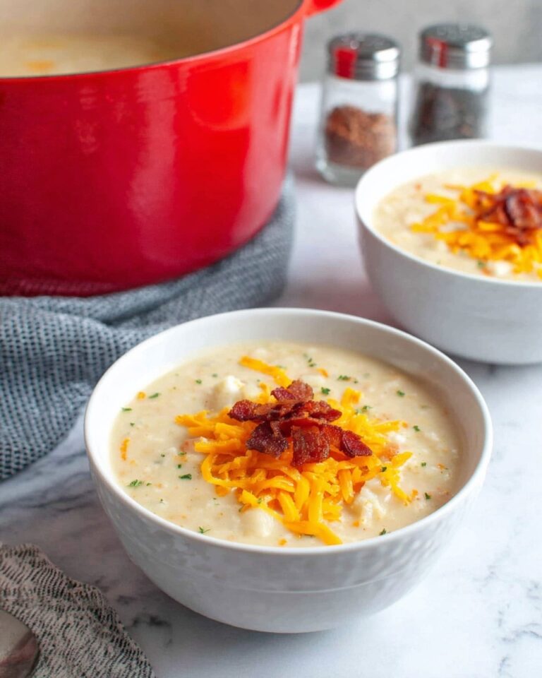 Cauliflower Cheese Soup Recipe