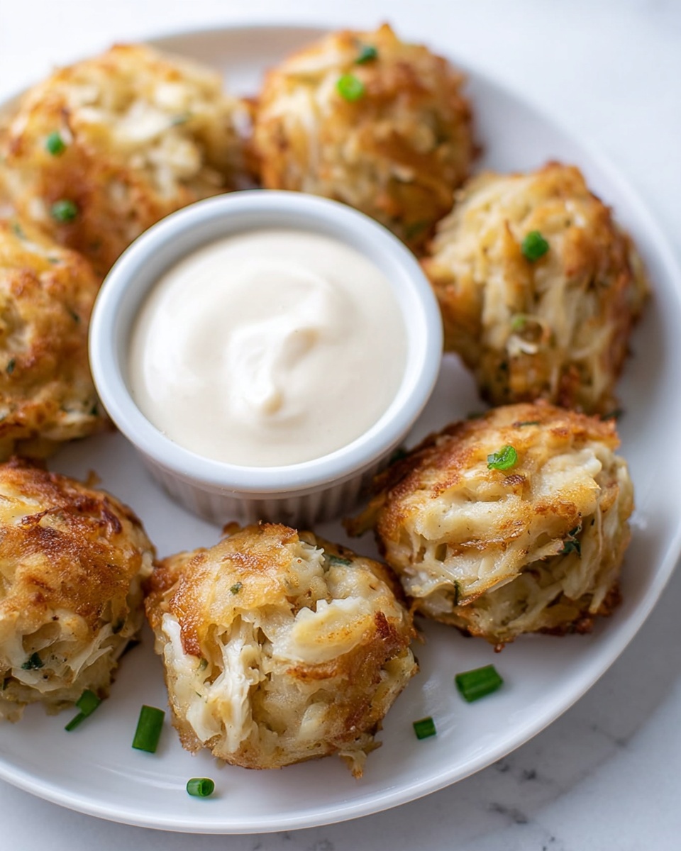Crab Cake Balls Appetizer Recipe - Recipe Image