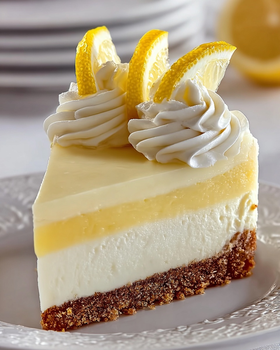 Simple Homemade Lemon Cheesecake Recipe - Recipe Image