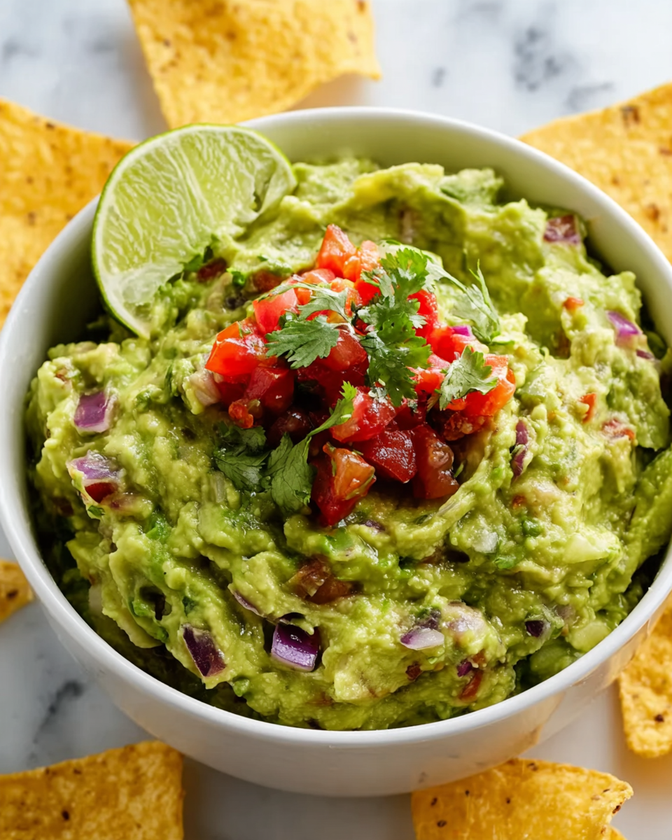 Simple Homemade Guacamole Recipe - Recipe Image