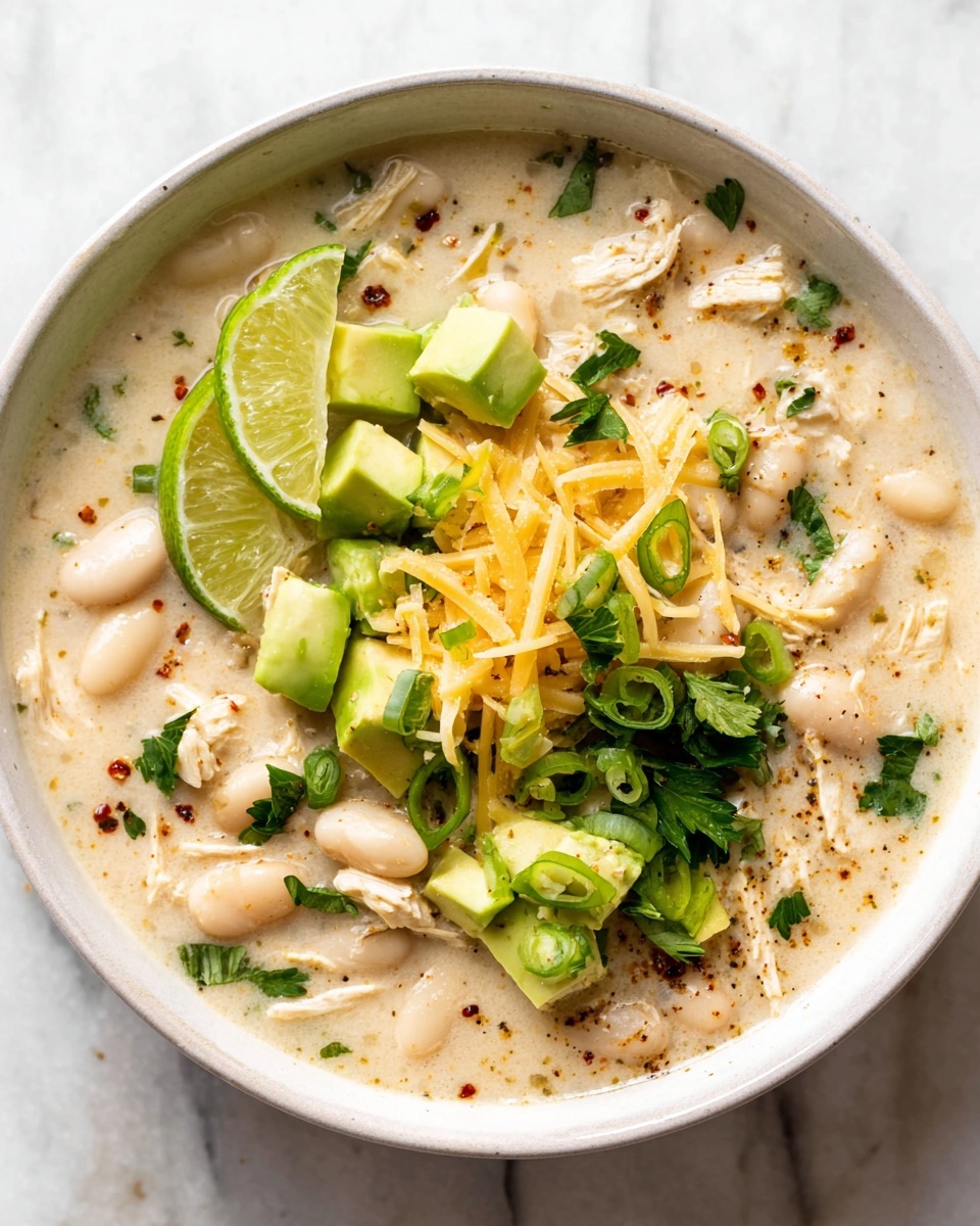 Slow Cooker White Chicken Chili Recipe - Recipe Image
