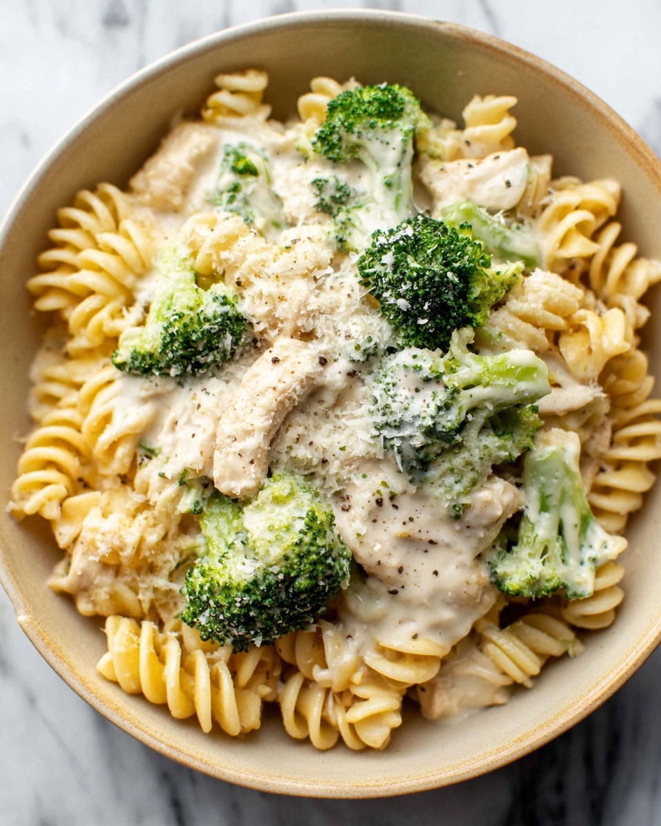 One Pot Chicken and Broccoli Pasta Recipe - Recipe Image