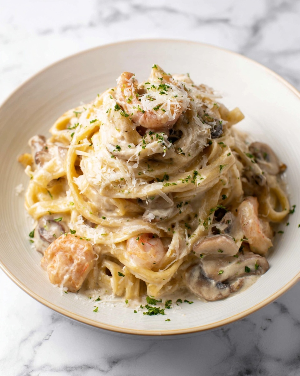 Chicken Marsala Pasta Recipe - Recipe Image