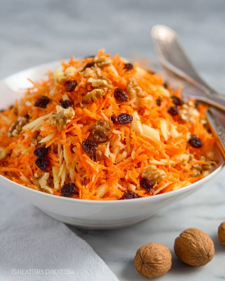 Carrot, Apple, and Walnut Salad Recipe