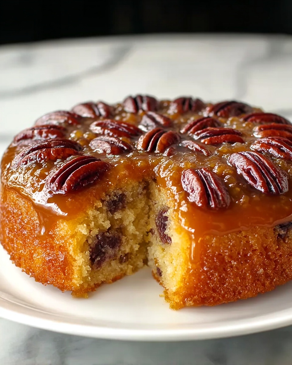 Pecan Upside-Down Cake: A Decadent Twist on a Classic Dessert Recipe - Recipe Image