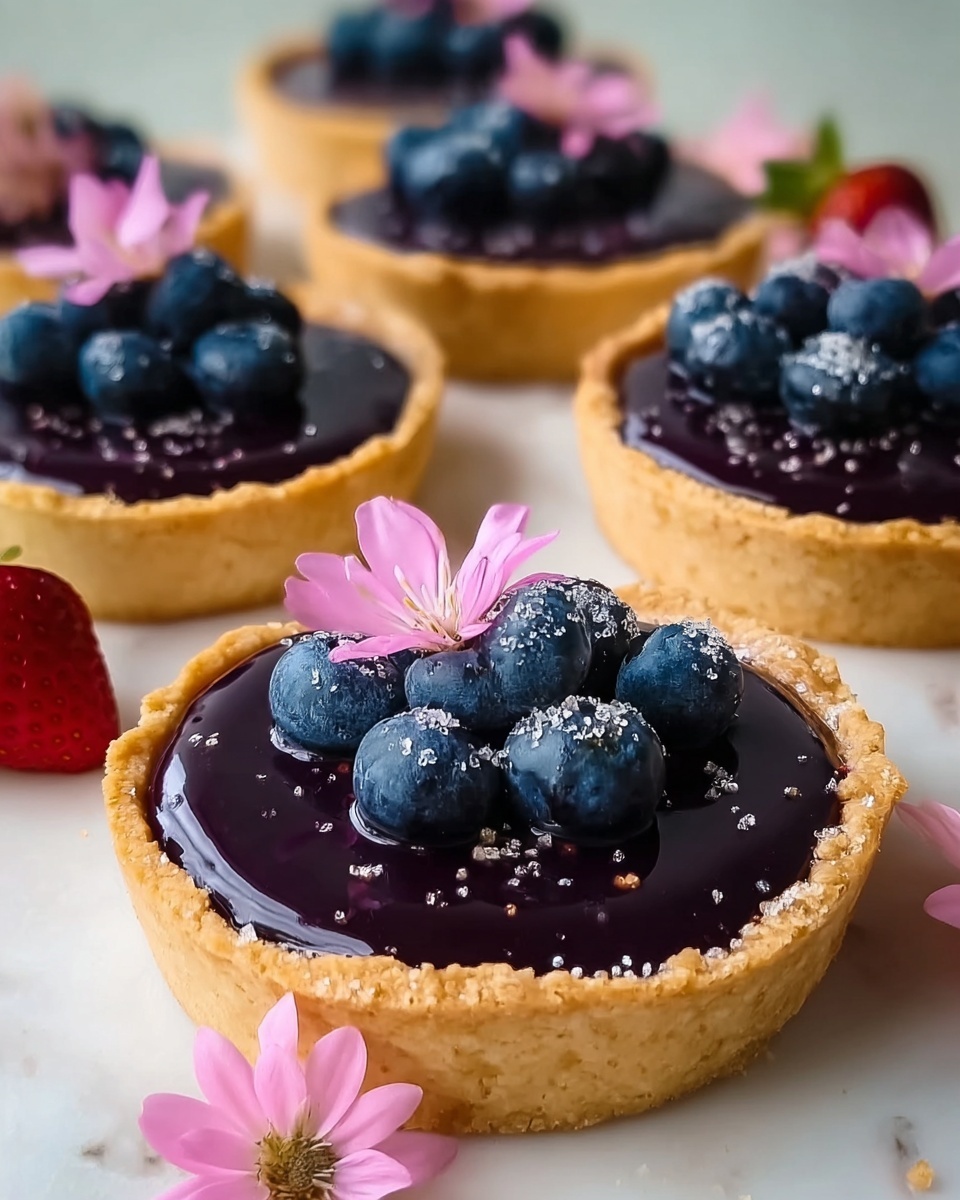 Blueberry Ganache Tart Recipe - Recipe Image