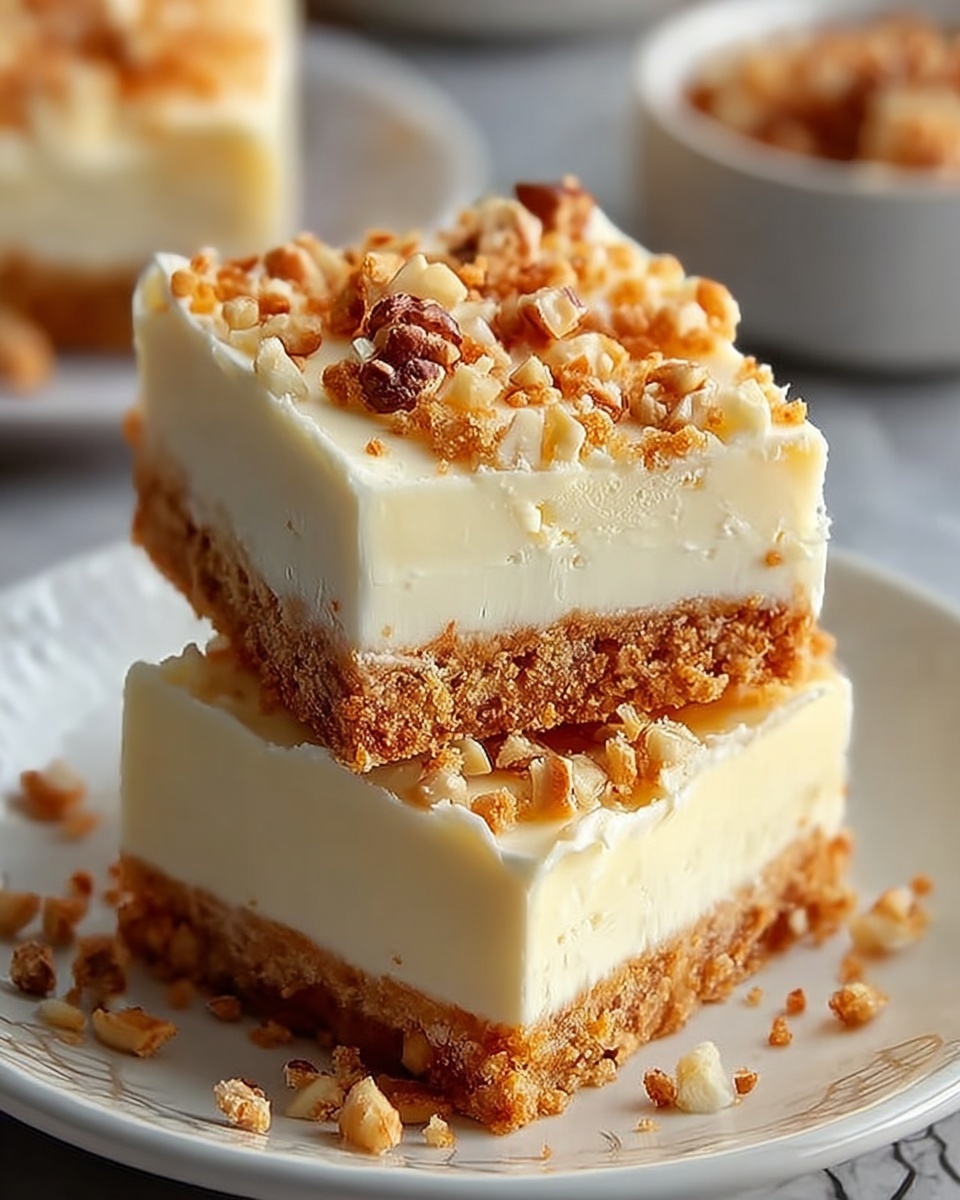 Carrot Cake Cheesecake Bars Recipe - Recipe Image