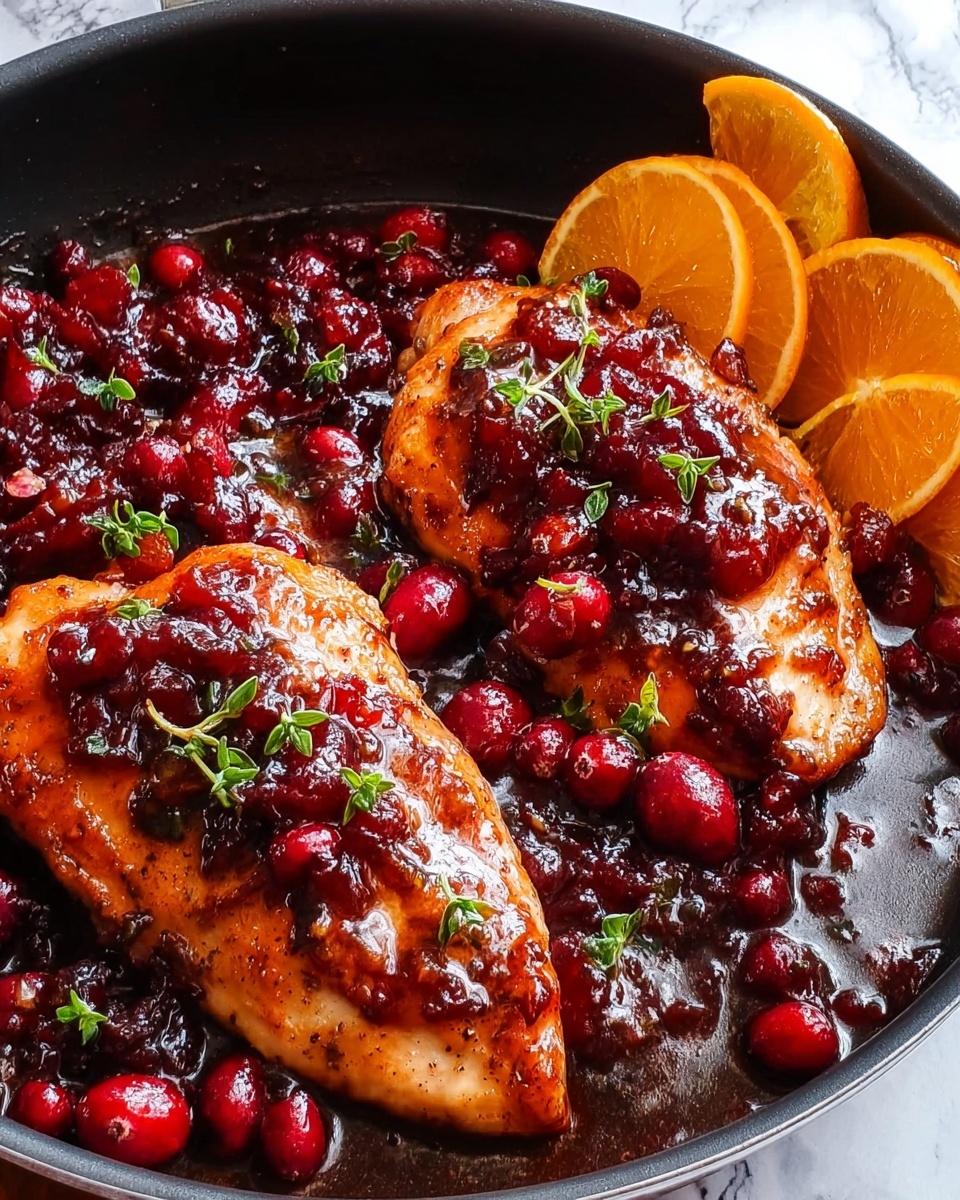 Cranberry Orange Chicken Recipe - Recipe Image
