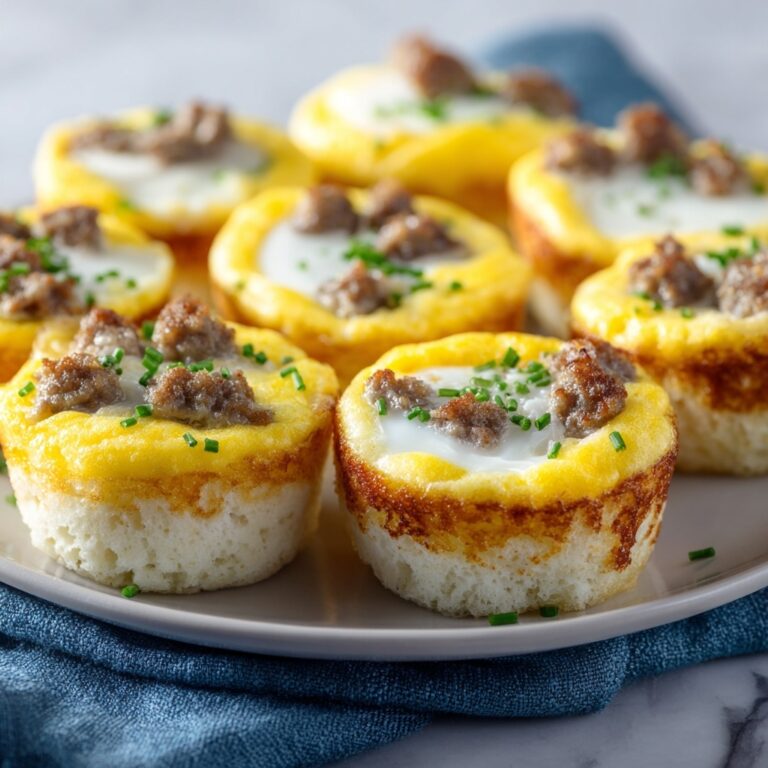Savory Sausage and Cheese Breakfast Muffins Recipe