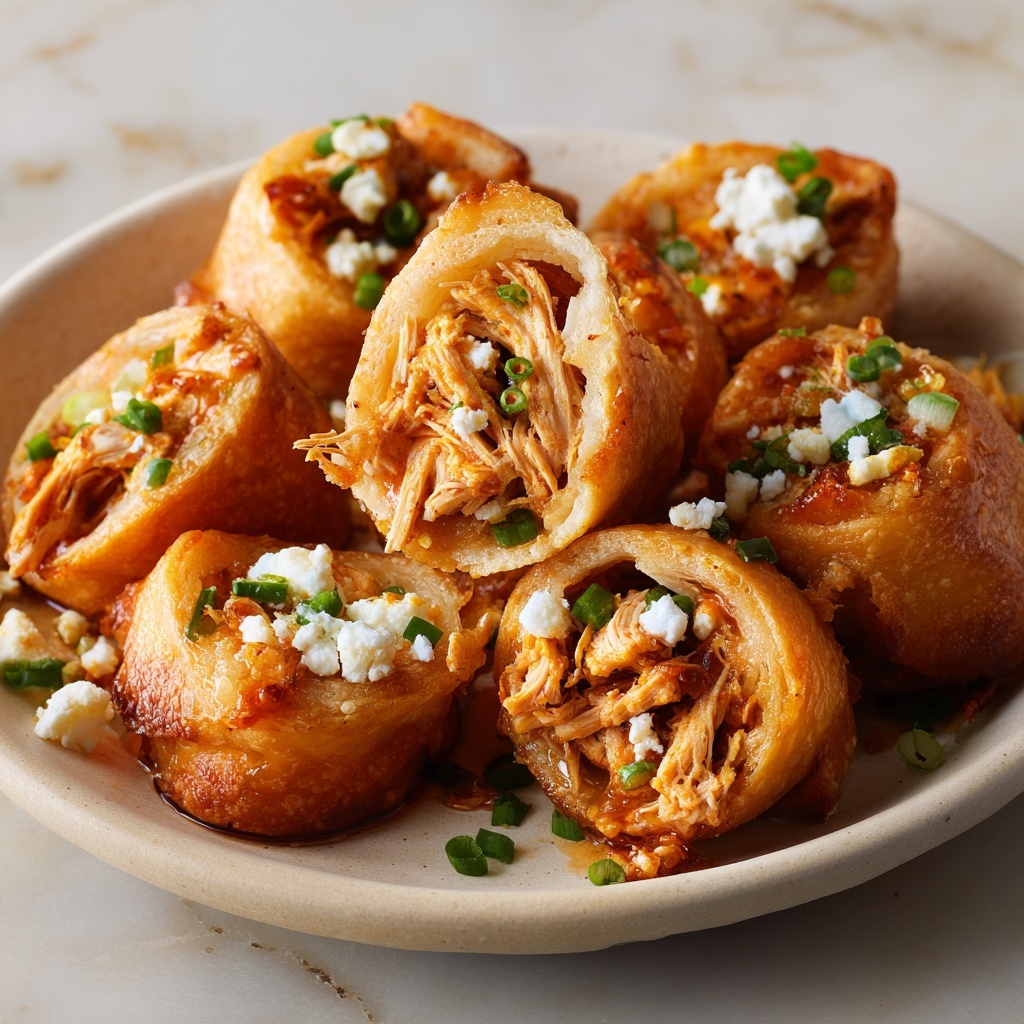 Buffalo Chicken Poppers: Spicy, Cheesy, and Crowd-Pleasing Bites Recipe - Recipe Image