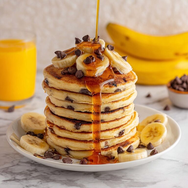 Banana Chocolate Chip Pancakes Recipe