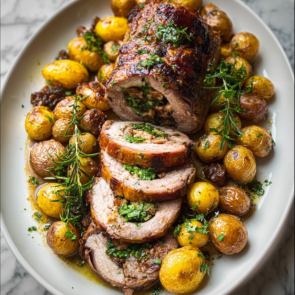 Sheet Pan Roast Pork Tenderloin with Potatoes Recipe - Recipe Image