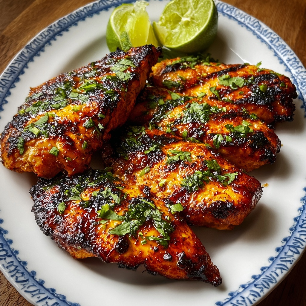 Juicy Spicy Grilled Cuban Chicken Recipe - Recipe Image