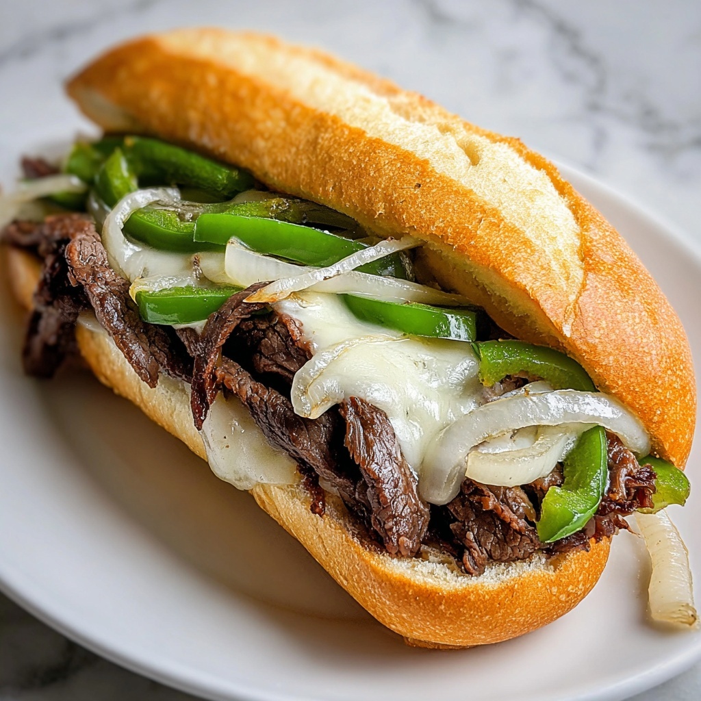 Philly Cheese Steak Sandwich Recipe - Recipe Image