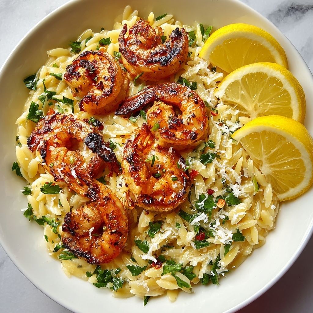 Parmesan Orzo with Shrimp Recipe - Recipe Image