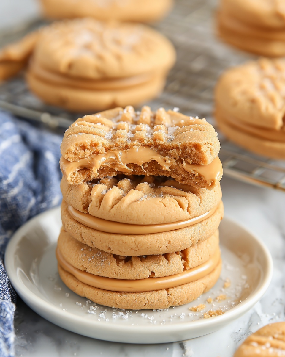 Peanut Butter Sandwich Cookies Recipe - Recipe Image