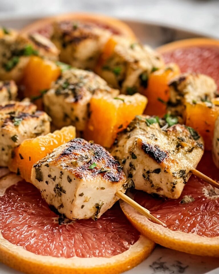 Chicken Skewers with Florida Grapefruit Recipe
