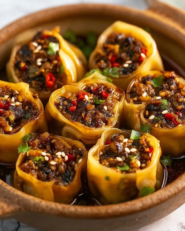 Spicy Beef Dumpling Rolls Recipe