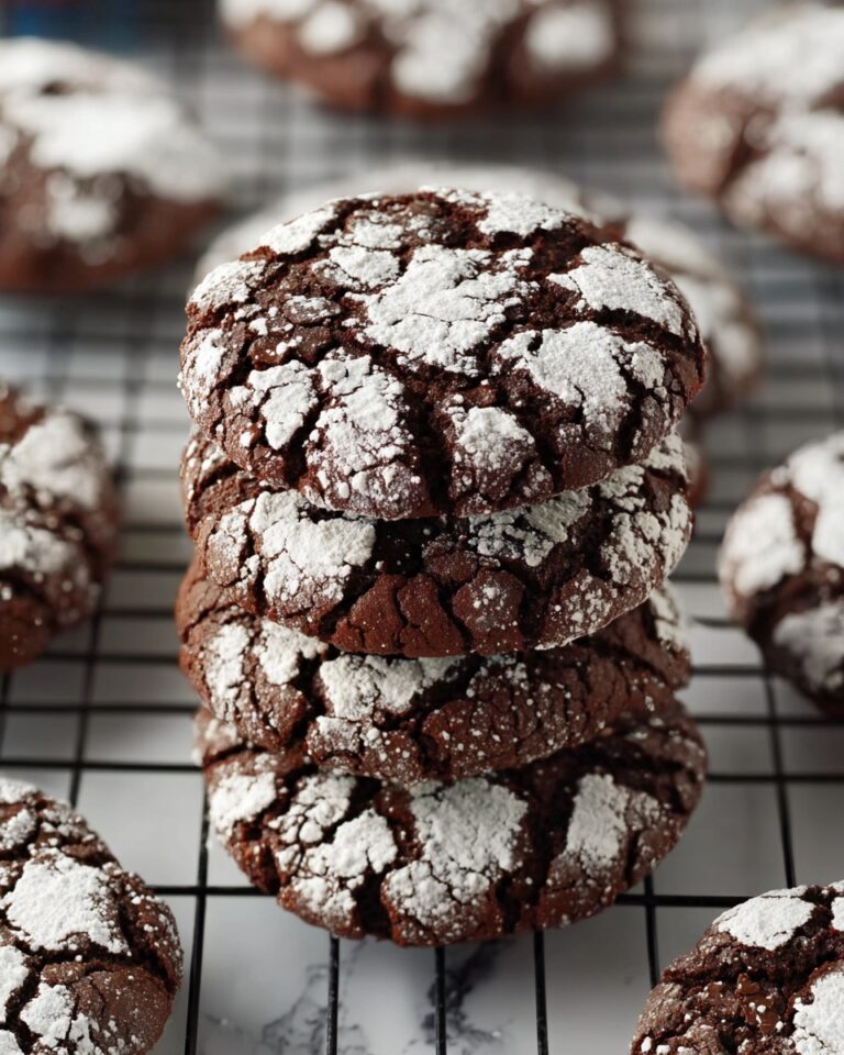 Espresso Chocolate Crinkle Cookies Recipe