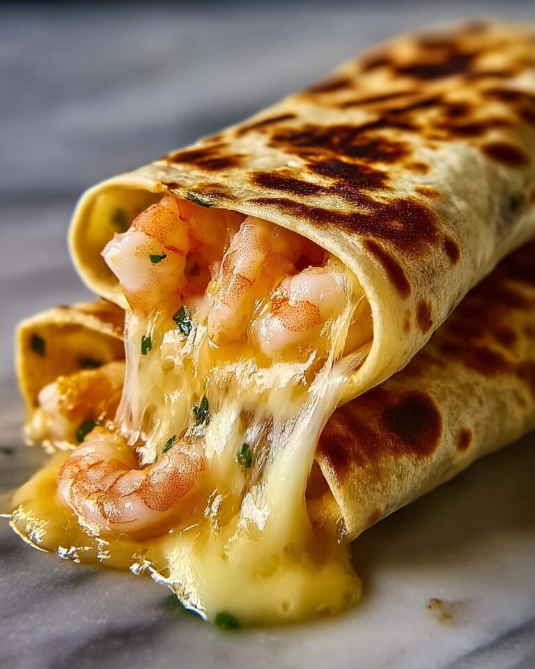 Loaded Shrimp Nacho Bomb Wraps with Cheese Recipe