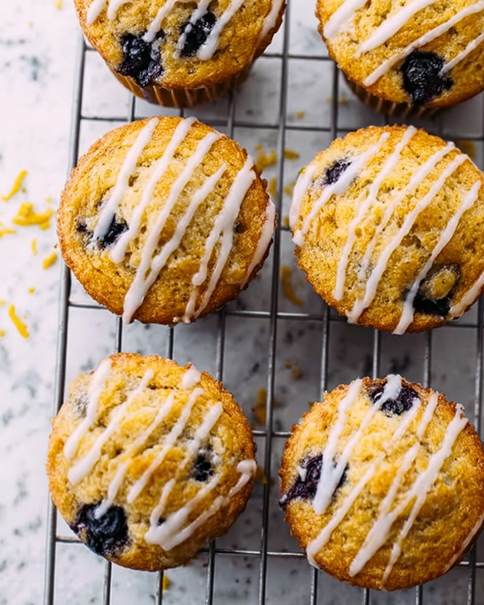 Zesty Lemon Blueberry Muffins for a Bright Morning Boost Recipe - Recipe Image