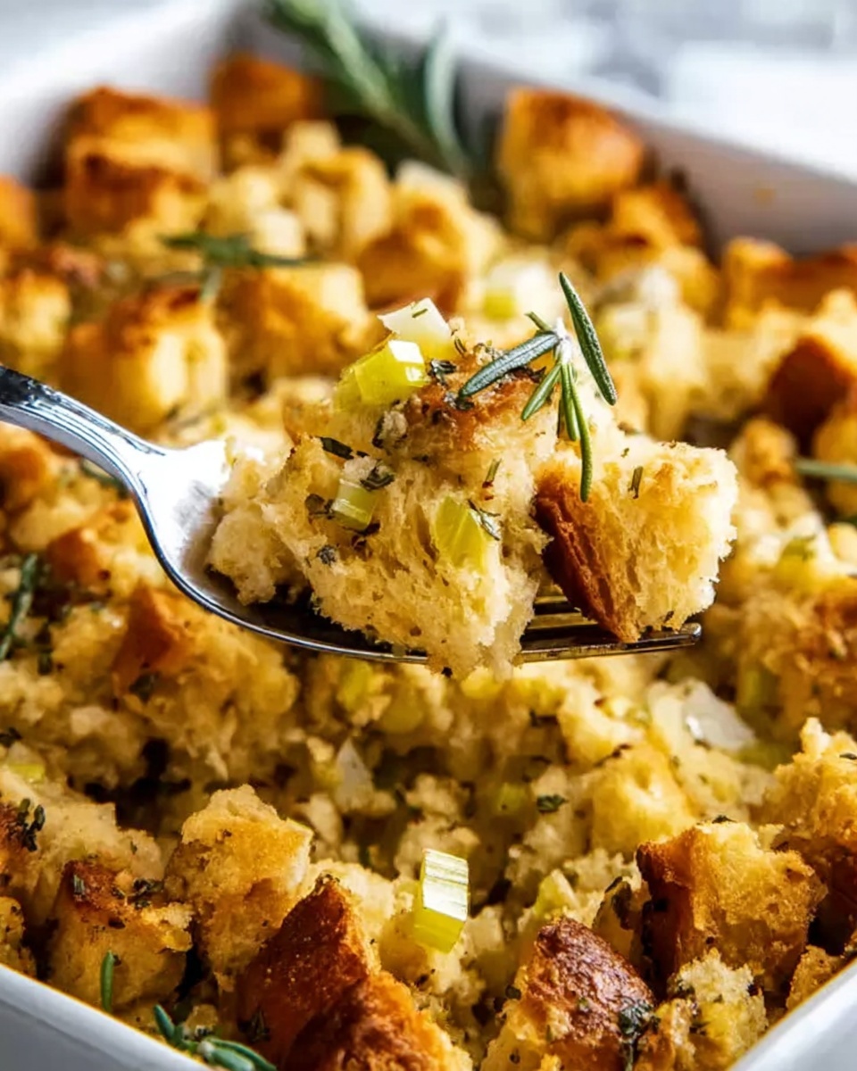 Savory Holiday Stuffing Recipe - Recipe Image