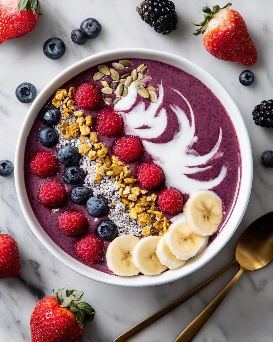 Berry and Yogurt Smoothie Bowl Recipe - Recipe Image