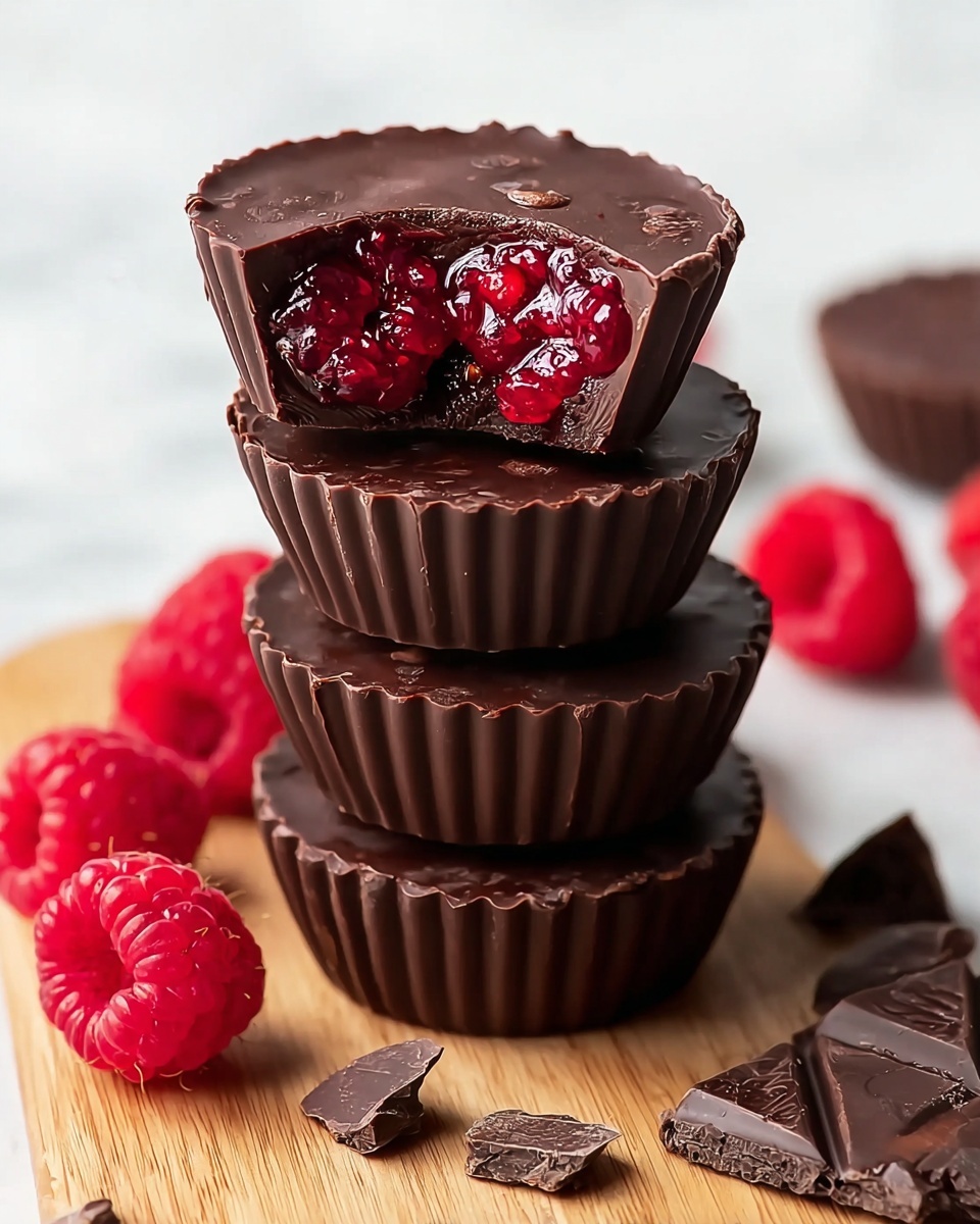 Chocolate Raspberry Cups Recipe - Recipe Image