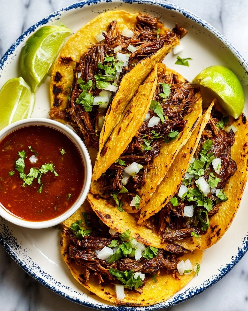 Crockpot Birria Tacos with Dipping Sauce Recipe - Recipe Image