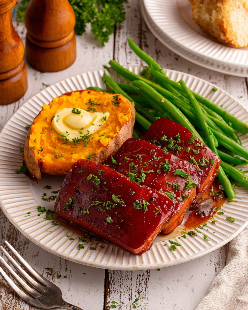 Maple Glazed Ham Steaks Recipe - Recipe Image
