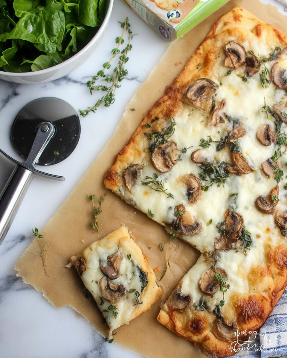 Caramelized Onion and Mushroom Pizza Recipe - Recipe Image