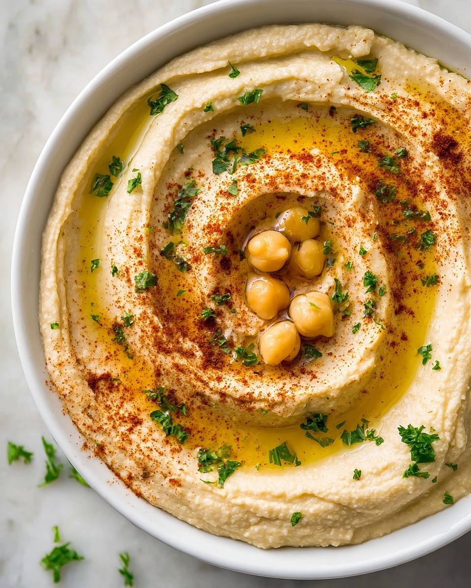 Simple Homemade Hummus Recipe - Recipe Image