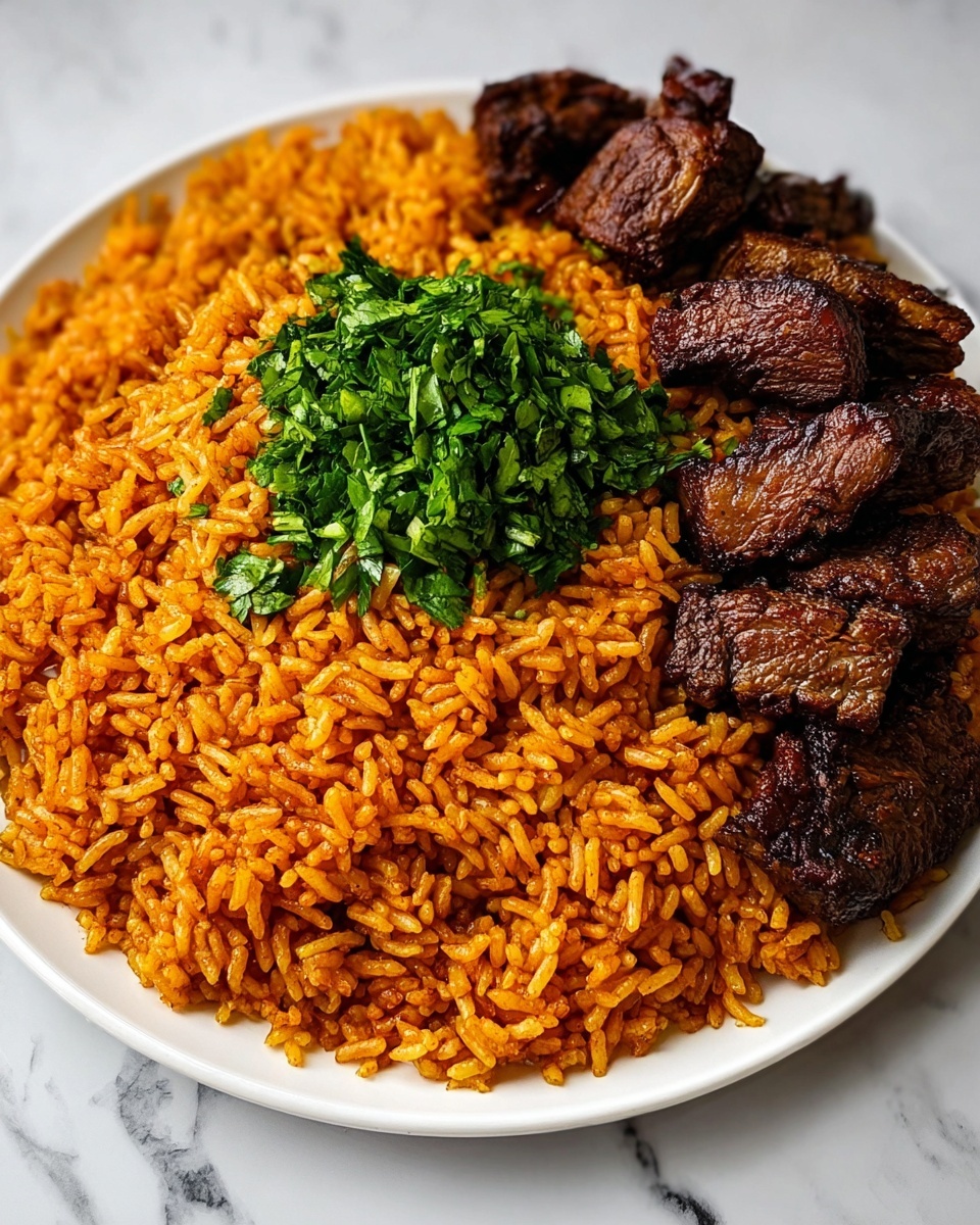 Oven-Baked Jollof Rice Recipe - Recipe Image