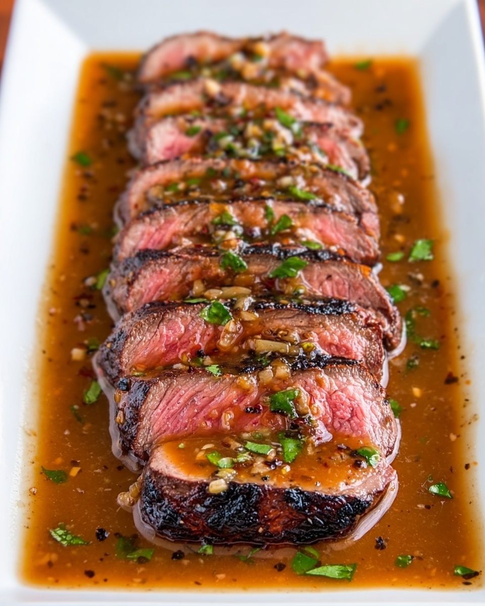 Spicy Garlic Butter Steak Recipe - Recipe Image