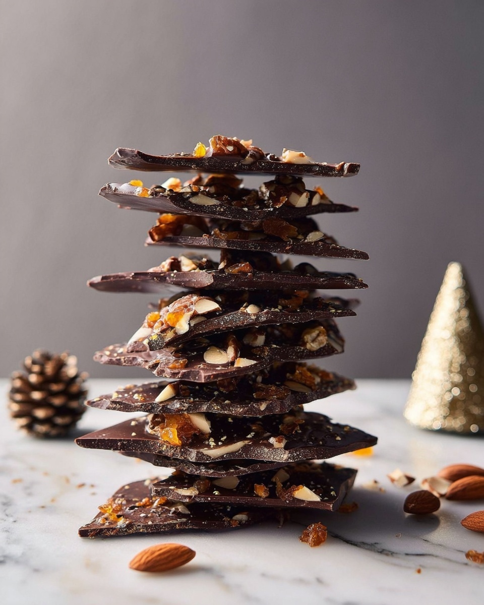 Fruit and Nut Chocolate Bark Recipe - Recipe Image