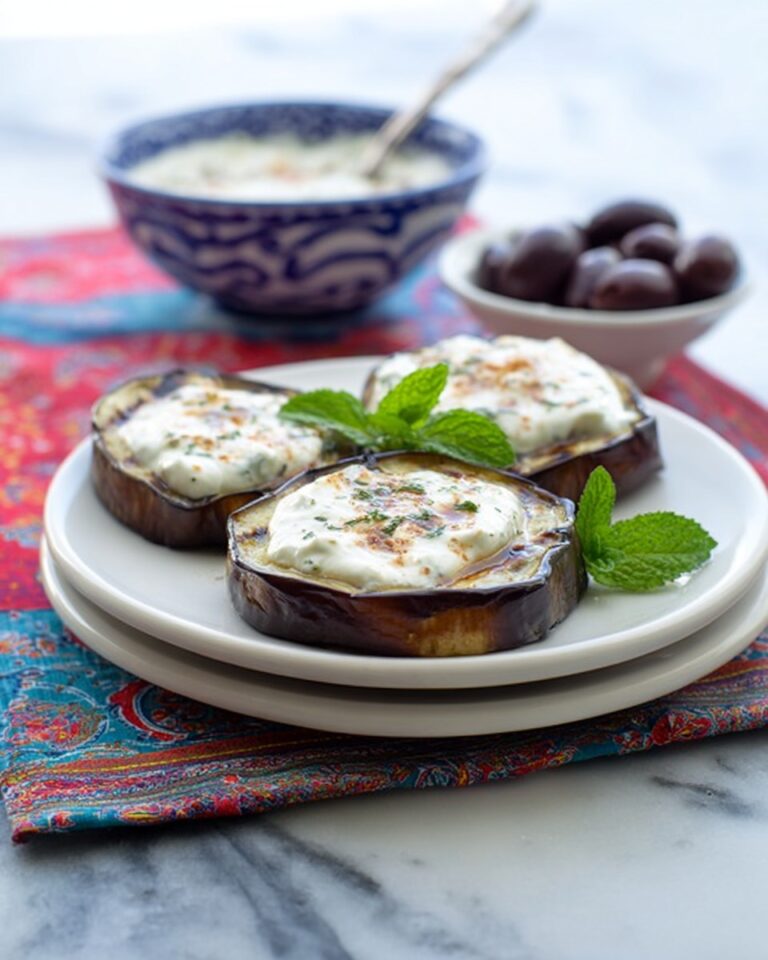 Fried Eggplant with Tzatziki Recipe