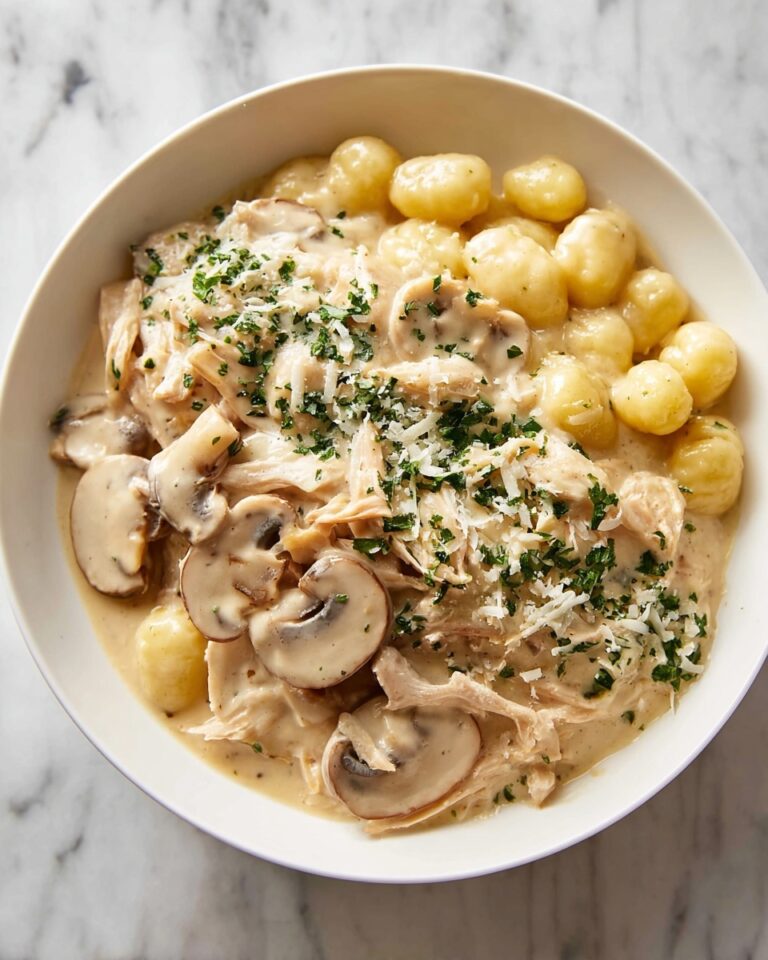 Chicken Marsala Gnocchi Recipe