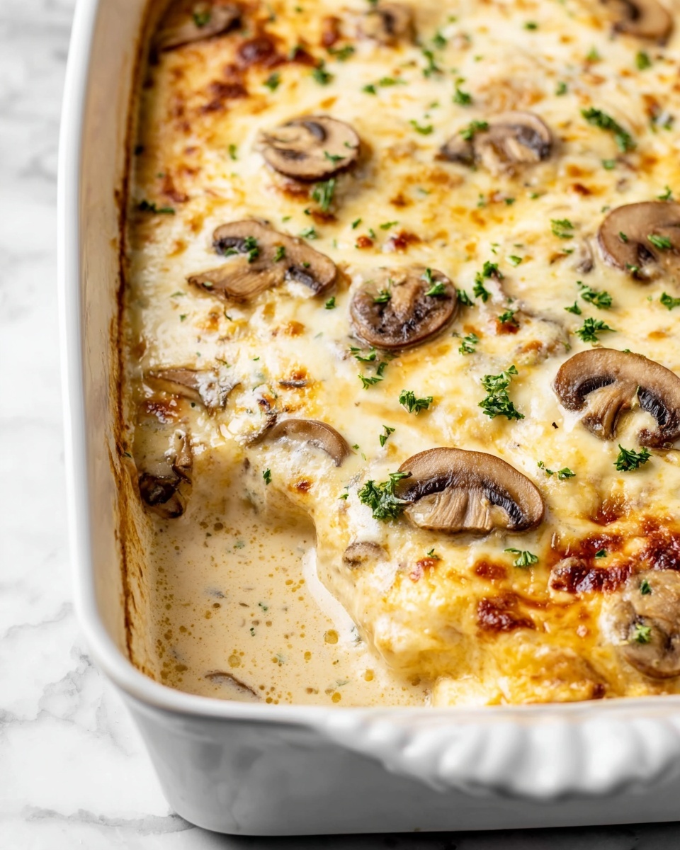 Chicken Gloria with Mushrooms and Creamy Sherry Sauce Recipe - Recipe Image