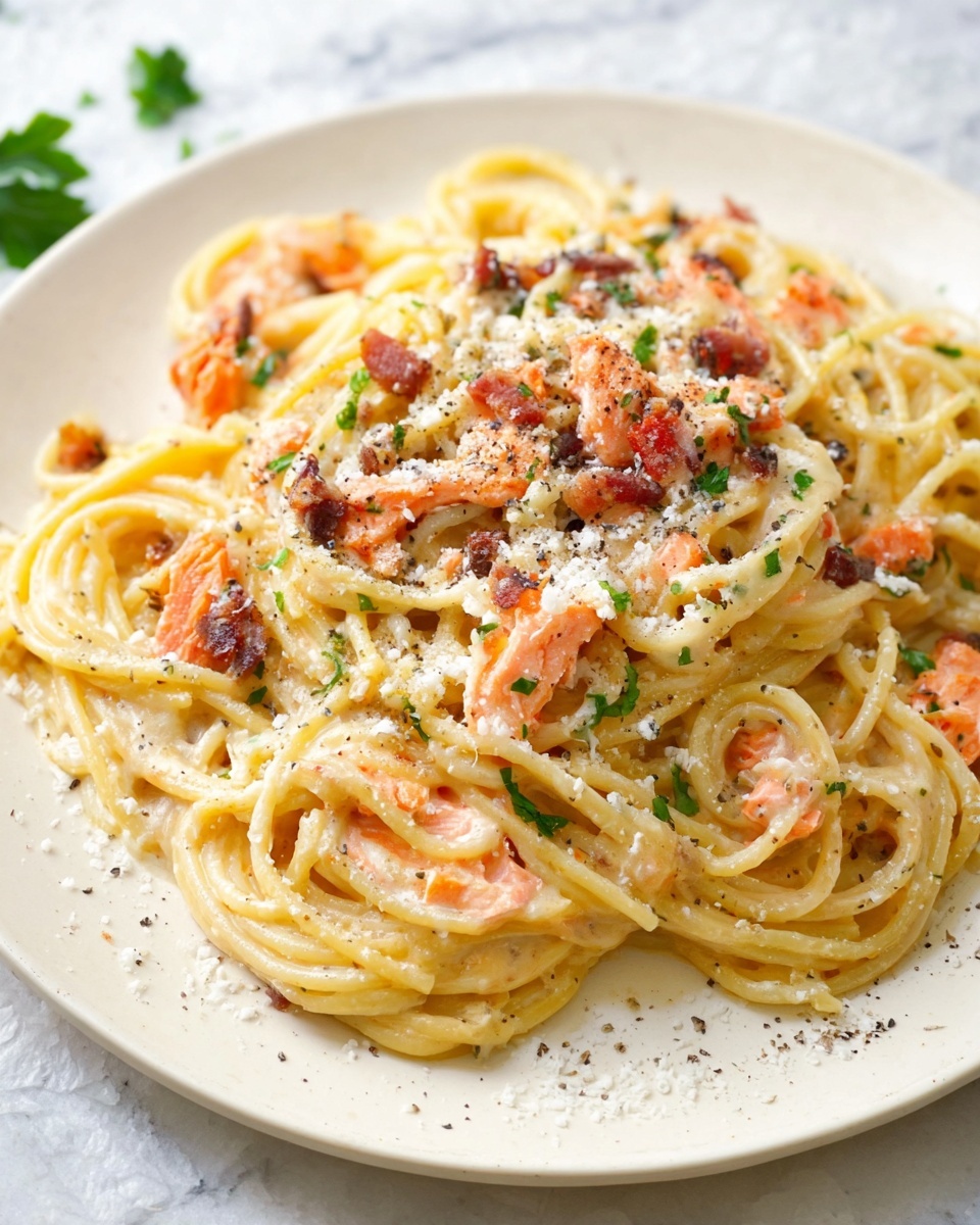 Creamy Bacon Tomato Pasta Recipe - Recipe Image