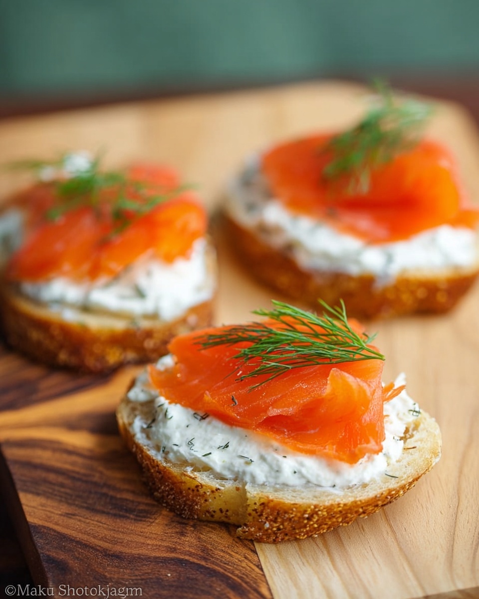 Smoked Salmon Tea Sandwiches (Canapés) Recipe - Recipe Image